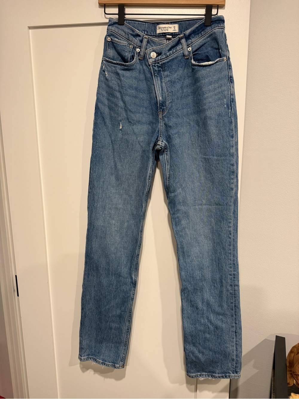 Abercrombie & Fitch Women's Blue Straight Jeans
